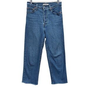 Levi's Ribcage High Rise Straight Ankle Jeans Size 29